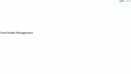 How To Use Card Holder Management Feature in Samsung Access Management Software (SAMS)